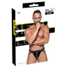 Black Level Men Jockstrap VINYL STRAP Noir